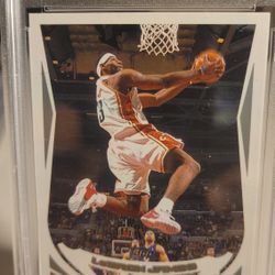 2004 TOPPS LEBRON JAMES PSA 8