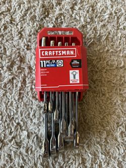 CRAFTSMAN 11 -Piece Set Metric Ratchet Wrench