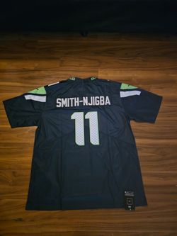 Seahawks mens Smith-njigba Blue Jerseys $50ea Firm S M L Xl 2x 3x
