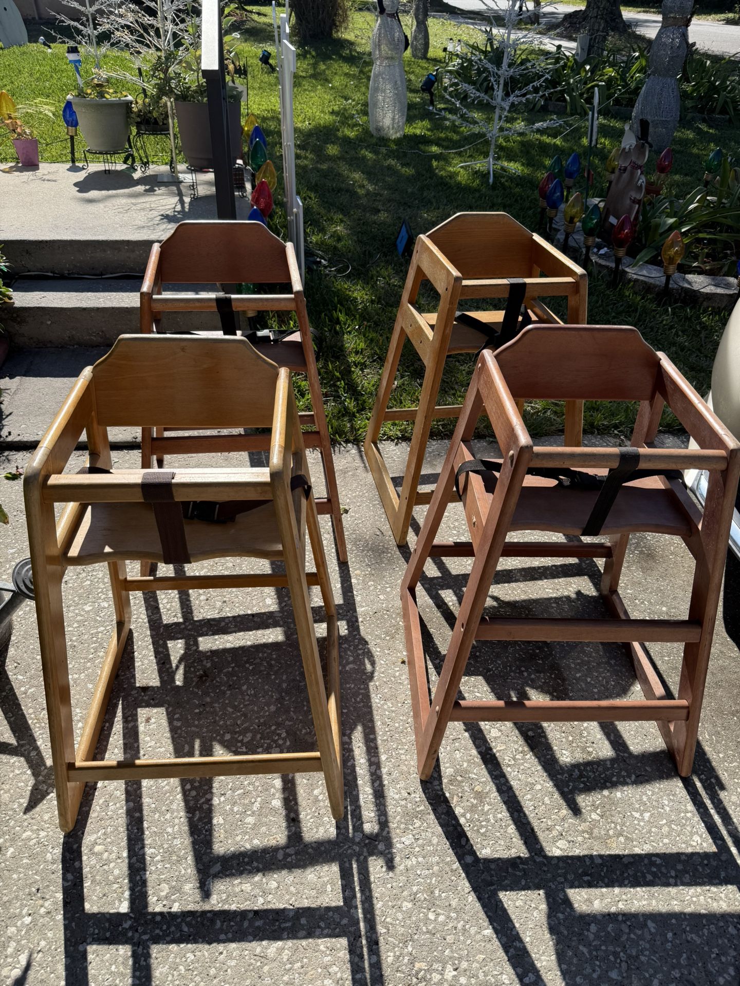 Restaurant High Chairs (4)