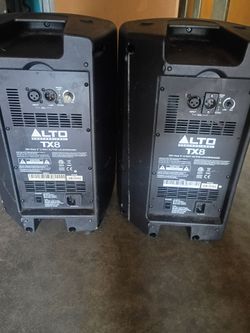 2 ALTO TX8 SPEAKERS