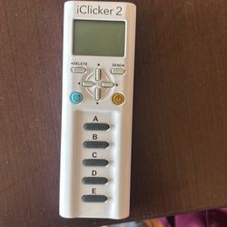 iClicker Remote – Works Perfect – Ready for Class
