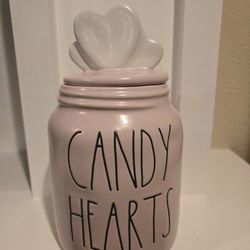 Rae Dunn Candy Hearts Canister