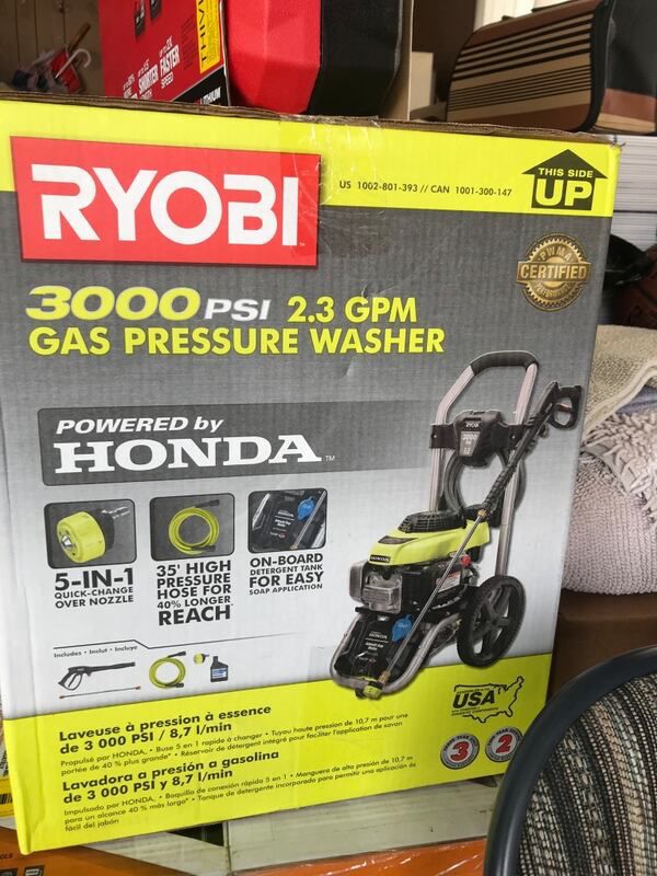 RYOBI Pressure Washer