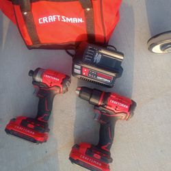 Craftsman Drill Impact Charger And Bag Brushless