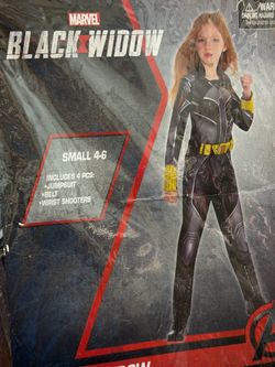 Marvel Black Widow Kids Costume Size Small 4-6