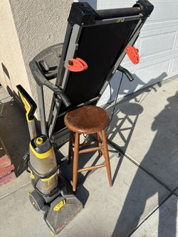 Tredmill, Carpet Cleaner, Stool FREE