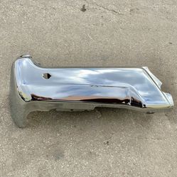 Ford F250 F350 F450 Rear Bumper LEFT End OEM 2017 2018 2019 2020 2021 2022 (sensor holes)