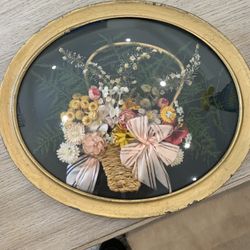 Antique Victorian Pressed Flowers