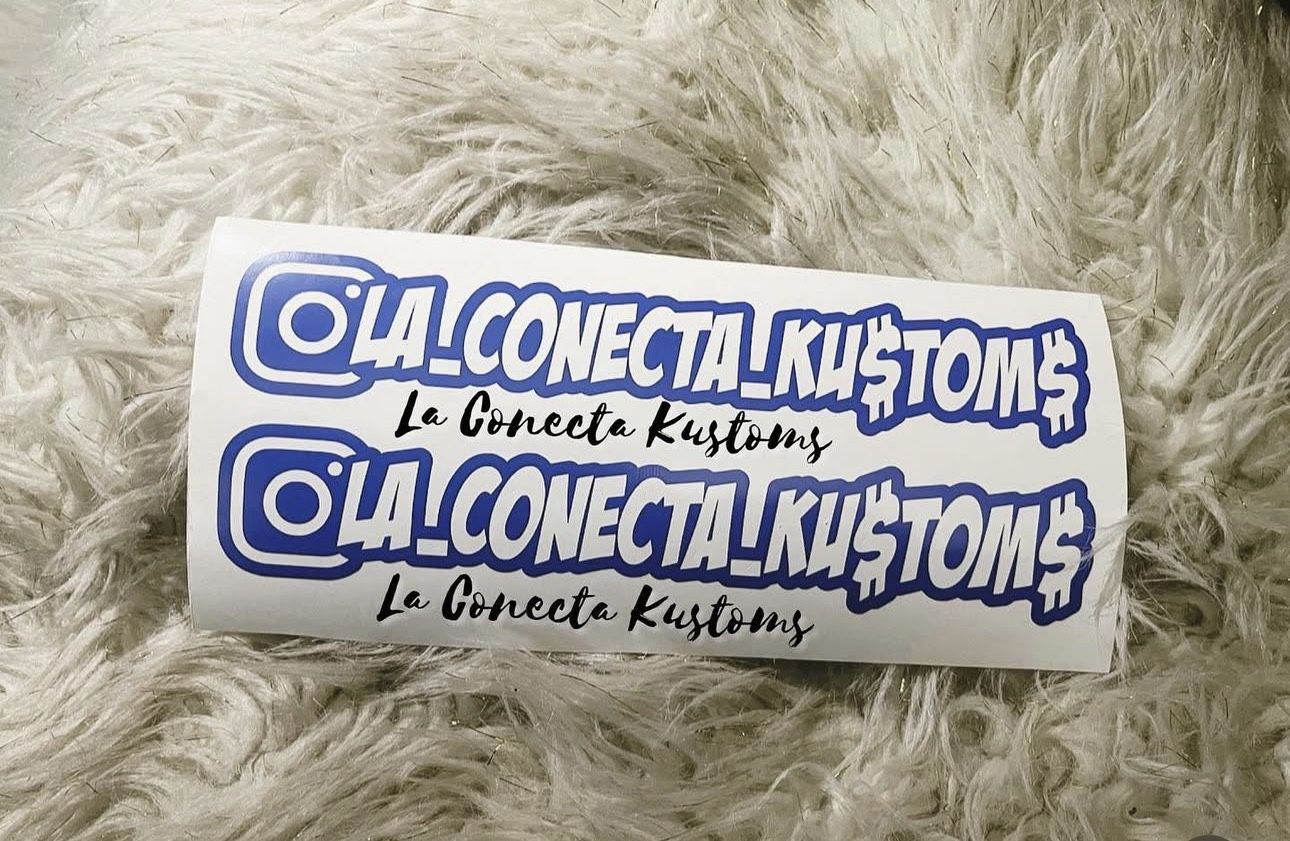 Brand new Custom instagram vinyl sticker decals