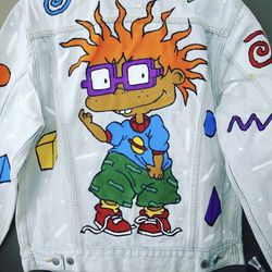The Rugrats Chunky Custom Made Jean Jacket 
