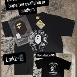 Chrome hearts Bape Tee Medium