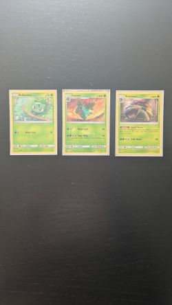 Bulbasaur, Ivysaur, Venasaur