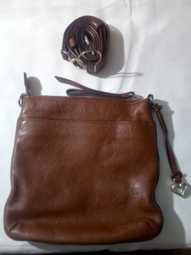 Brighton Crossbody Bag Brown Leather
