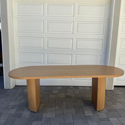 Restoration Hardware 84” Byron Desk – Light Oak