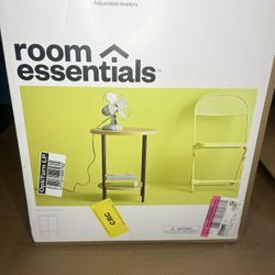 Wood and Metal Round End Table - Room Essentials™  