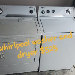 Whirlpool Washer And Dryer