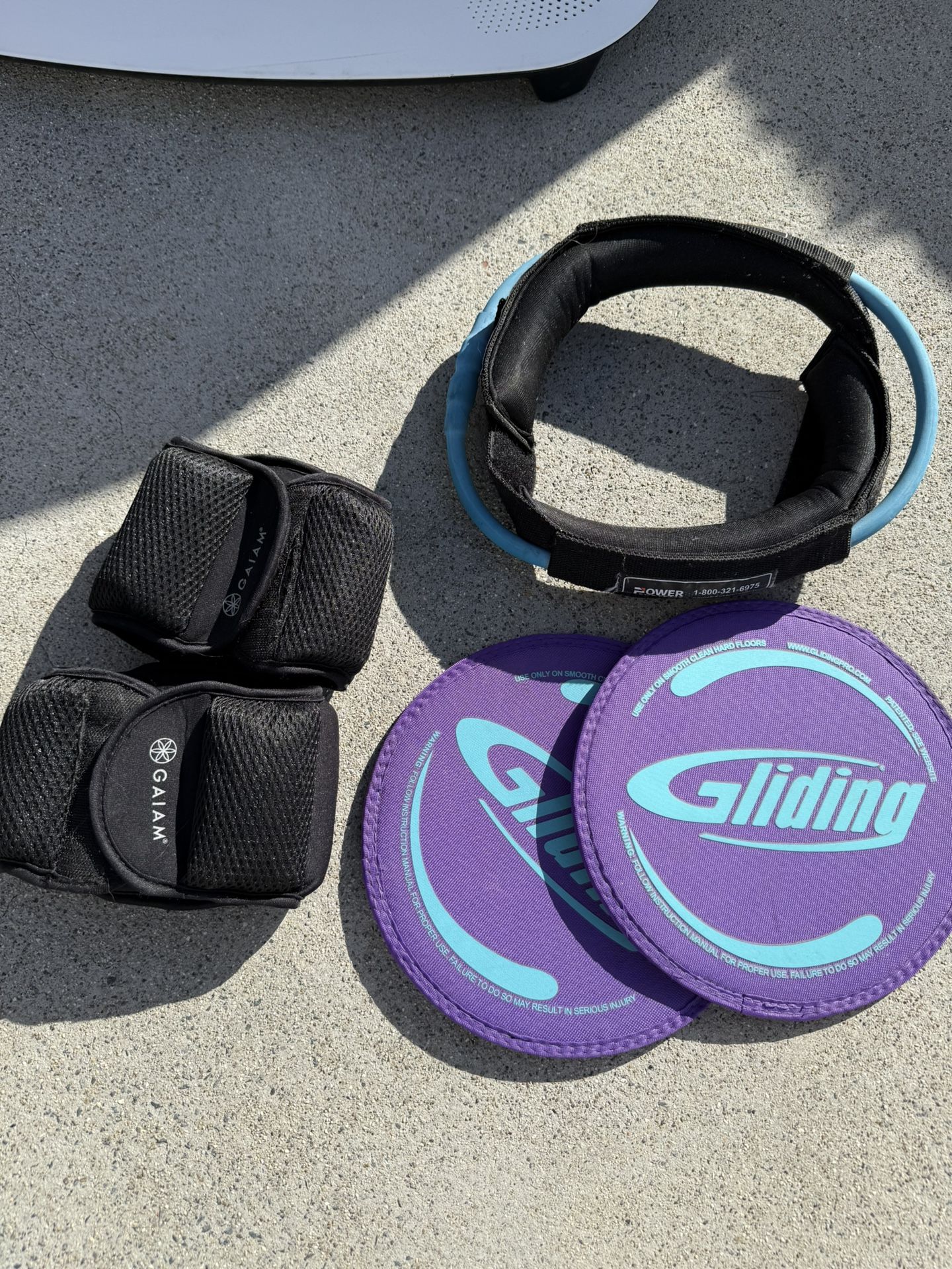 Ankle Weights And Gliders