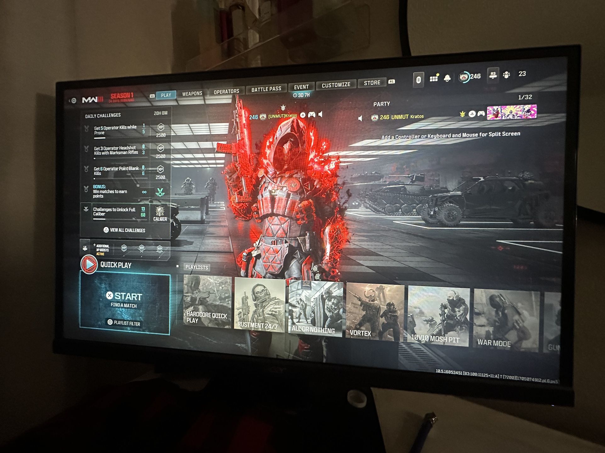 Gaming Monitor 24in