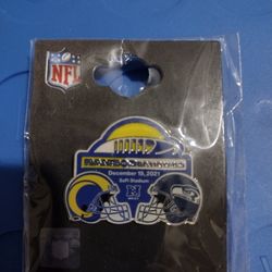 LA Rams Versus Seahawks Pin Dec 19, 2021