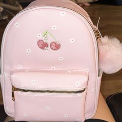 Pink Cherry Mini Backpack
