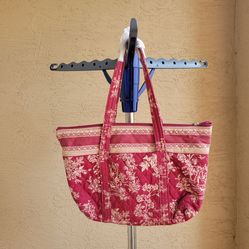 AMERICANA by SHARIF ZIPPERED QUILTED SHOULDER TOTE BAG