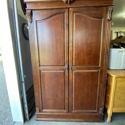 All Wood Armoire 