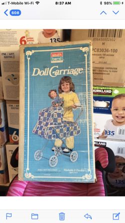 South Bend Vinyl Doll Buggy.