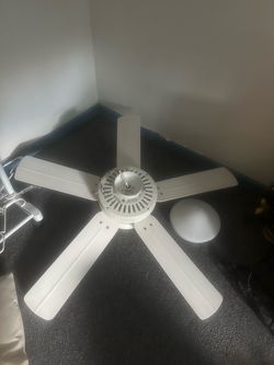50” ceiling fan white