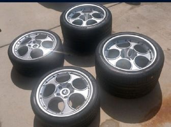 GENUINE LAMBORGHINI MURCIELAGO 18" SPEEDLINE ALLOY WHEELS