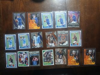 Football rc bases & rc inserts cards