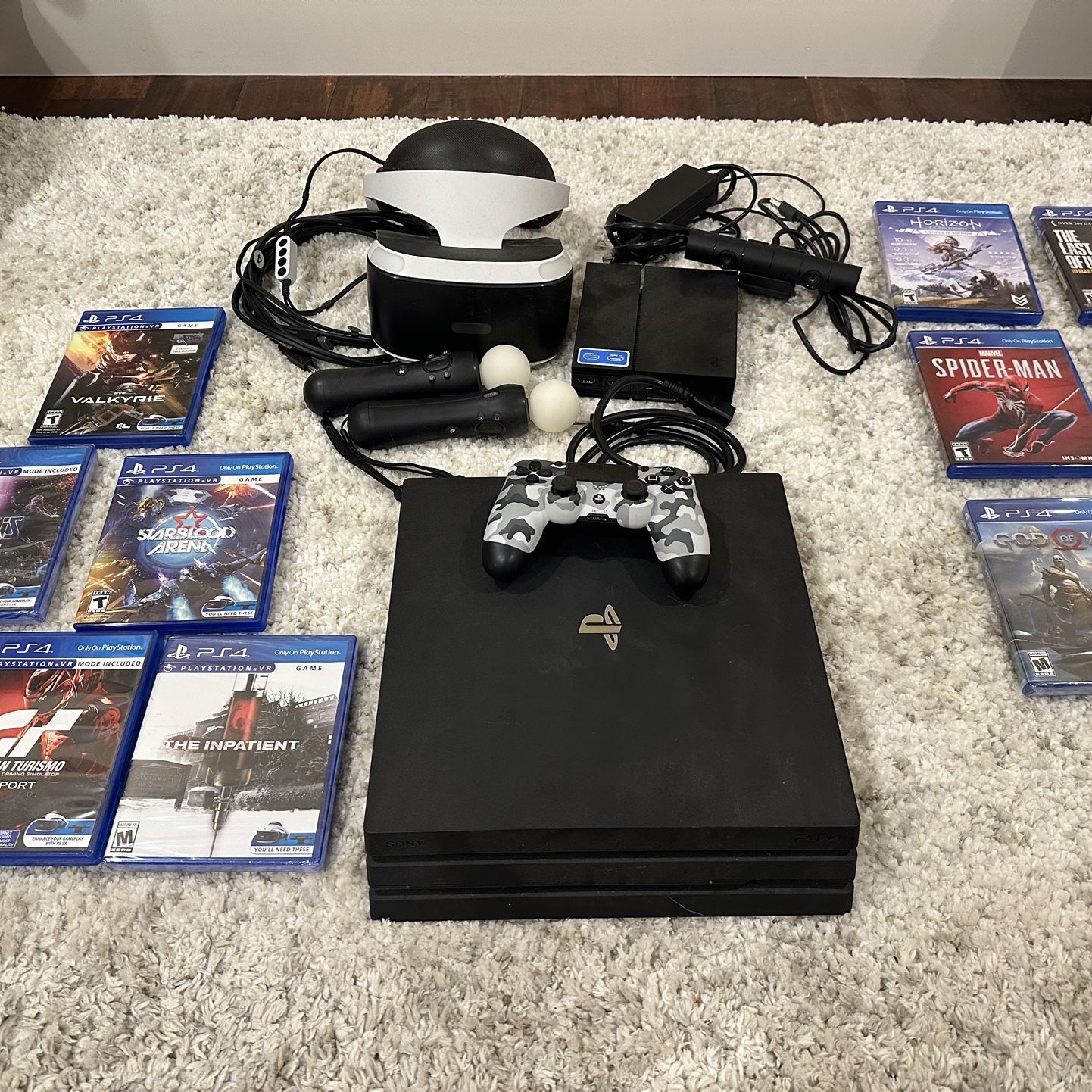 PS4 Pro + PSVR + Games