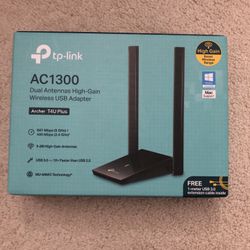 TP-link Archer T4U plus wifi adapter