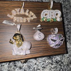 ICED OUT PENDANTS FOR $ALE 