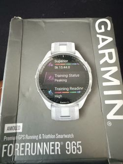 Watch⌚ Garmin Forerunner 965 – Premium GPS Running & Triathlon Watch – Brand New