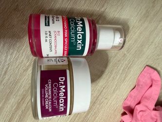 New dr melaxin calcium cream and serum