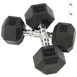 20lb Dumbbells - Pair, New