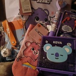 Care Bears And Key Chain Sockes Lunch Little Koya  Care Bear Pen Ear