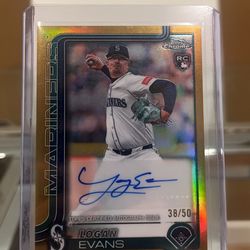 Logan Evans Auto 38/50! TOPPS Update Series 2025