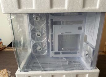 HYXN ATX PC Case, Pre-installed 7 PWM ARGB Fans