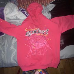 Pink Spider Hoodie