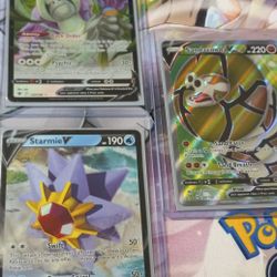 (3) Pokemon V Cards 