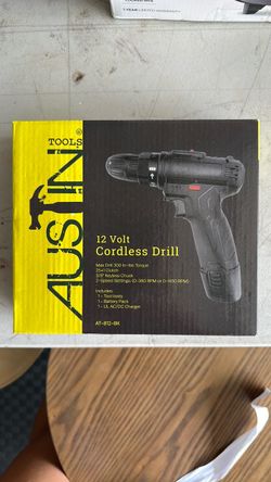 12 Volt Cordless Drill
