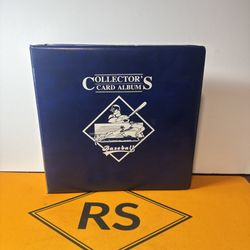 Baseball Card Collection Album 3" D-Ring Binder with 38 Empty Ultra Pro Pages