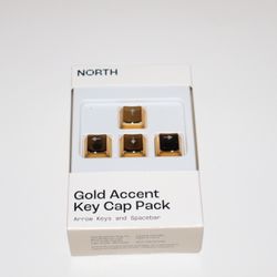 Gold Accent Key Cap Pack New In Box Personal Computer PC Keyboard Bling Shiny