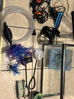 Aquarium  With Accessories 