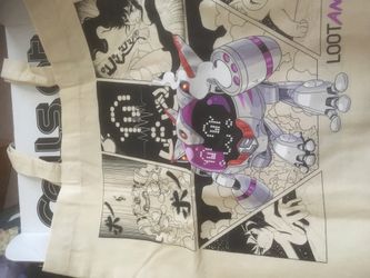Loot crate anime tote bag