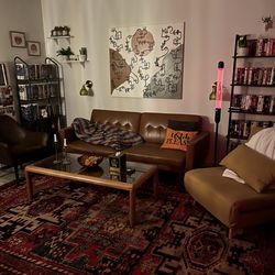 Better Homes and Gardens Sofa Bed (Faux Leathr)