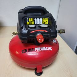 Central Pneumatic Pancake Air Compressor 