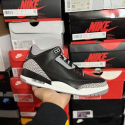 2024 Jordan Black Cement 3s size 10.5 VNDS